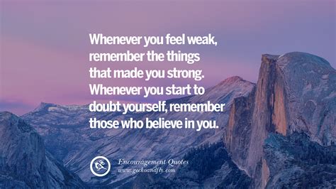 words of support and strength.